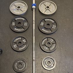 Olympic Weights And Bar 