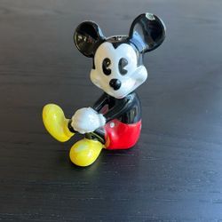 Small Vintage Disney Mickey Mouse Ceramic Figurine 