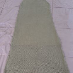 Banana Republic beige knit crochet 100% cotton sleeveless midi dress, size S