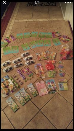 Tinker bell party supplies