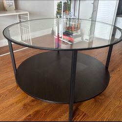 Glass Coffee Round Table