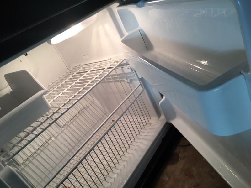 Black Kenmore Freezer on the Bottom Refrigerator