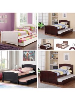 Bed twin and twin not including mattress