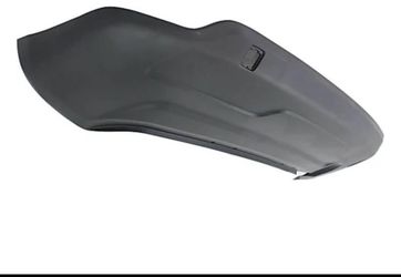 Rear, Lower Bumper Cover, Textured, Without Tow Hook Holes, With Tow Bracket
