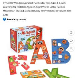 Alphabet Animal Jigsaw Puzzle