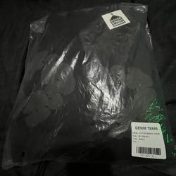 Black Denim Tearz Hoodie