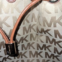 Michael  Korr Purse In Excellent  Condition  Leather Trim 60.00