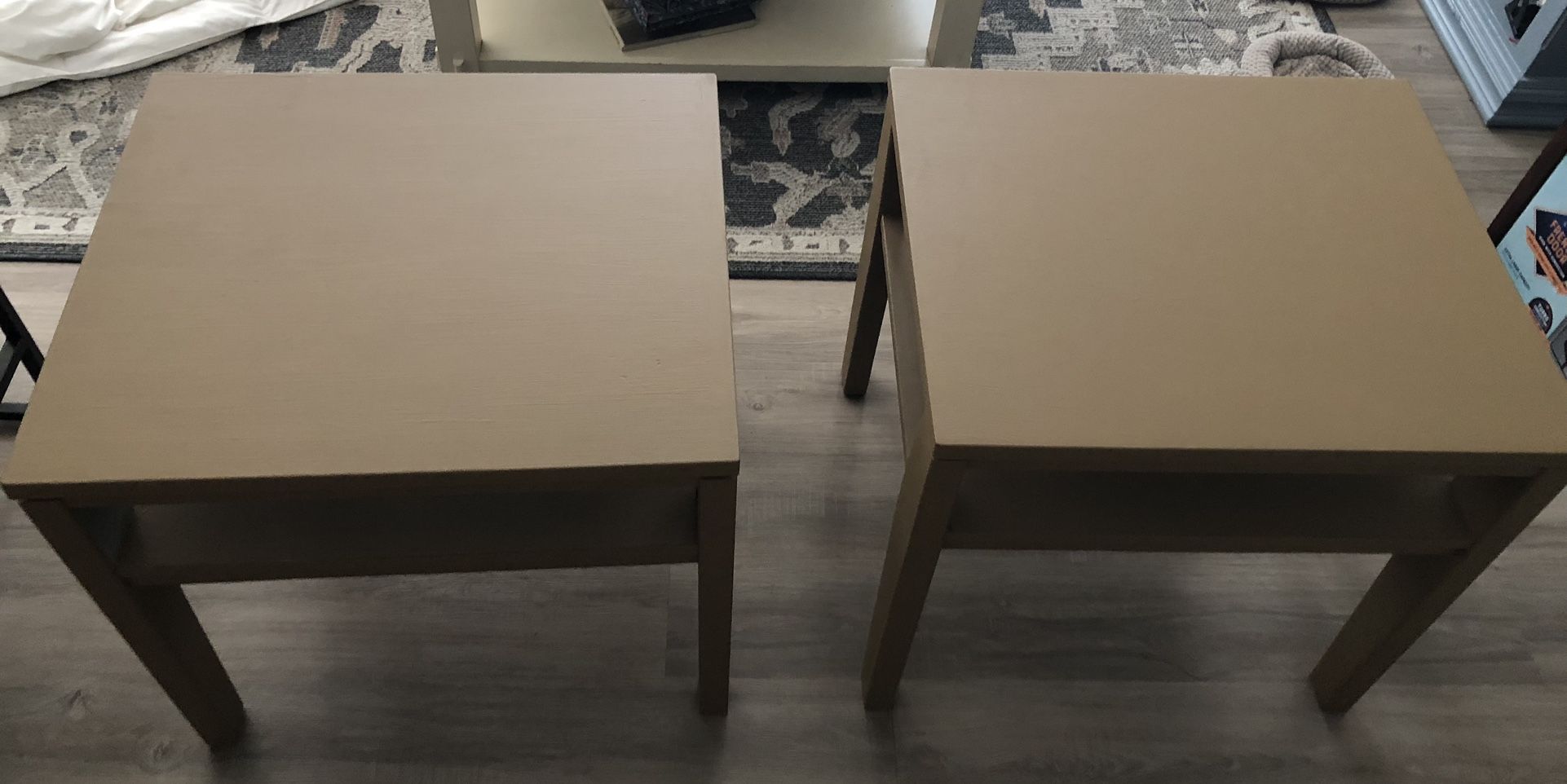 Solid Wood End Tables