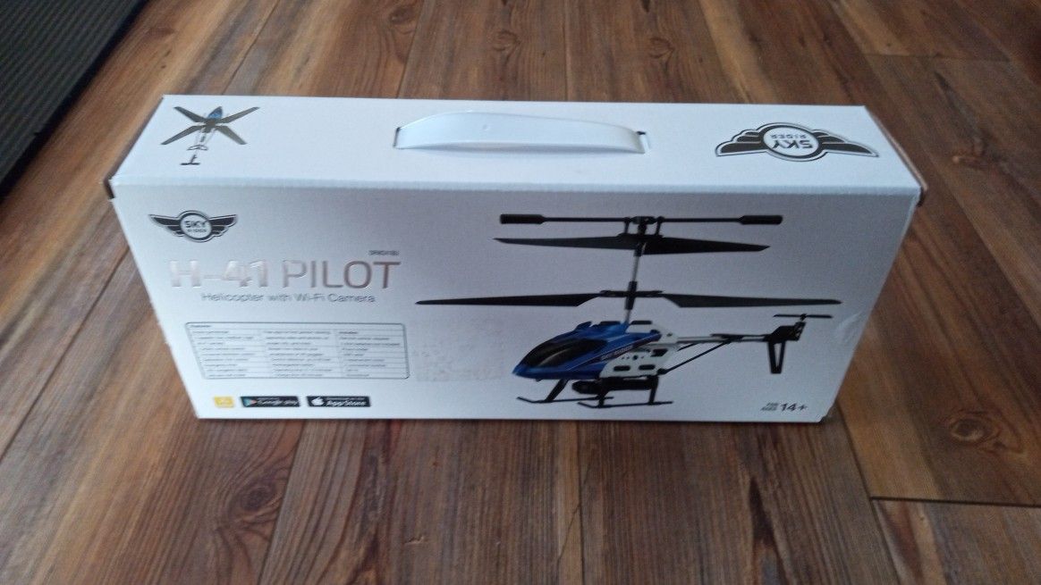 Air Bargain: H-41 Pilot Helicopter WiFi Toy, Complete Package, $44.95