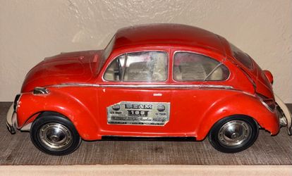 Vintage VW Volkswagen Red Decanter Car BEAM