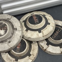 Chevy truck Dog Dish hubcap wheel covers.