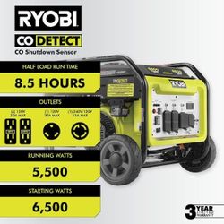 Ryobi Inverter Generator 6500 watt