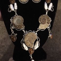 New Handcrafted Ammonite Jewelry 