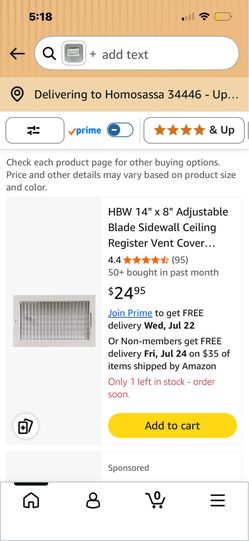 Ceiling ac vent