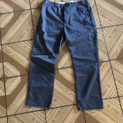 Undefeated Worker Pants Chino Charcoal Asphalt Size 36 NEW Without Tags