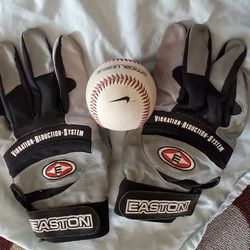 Baseball Gloves & Ball