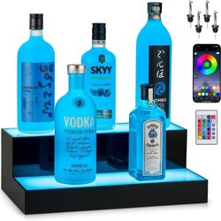 LED Lighted Bar Shelf