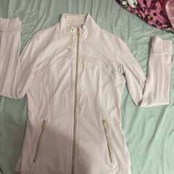 Lululemon jacket, pink, size 8