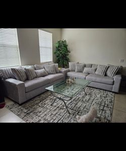 2 large sofas for sale