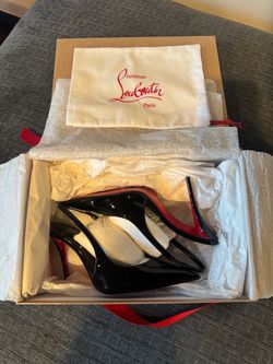 Christian Louboutin MISS Z SLING BACK 100 (SIZE 36.5) GREAT CONDITION!