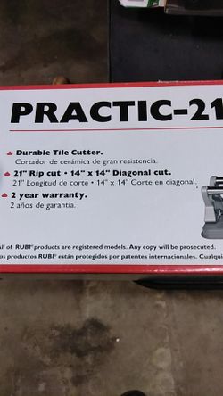Practic 21 tile cutter outlet