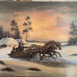 Oil Painting Origing John Bakersmith