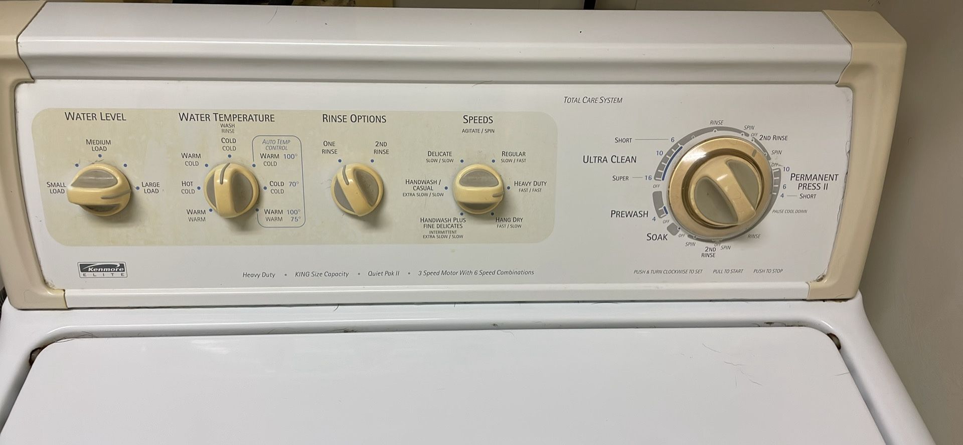 Kenmore Washer Machine 