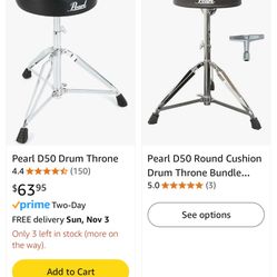 Pearl D50 Drum Throne