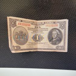 1943 Netherlands Bank Note