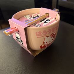 Hello Kitty Bowl  with Chopstick