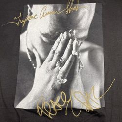 Men’s 2pac Shakur Graphic Black Short Sleeve T-Shirt - Size Medium 