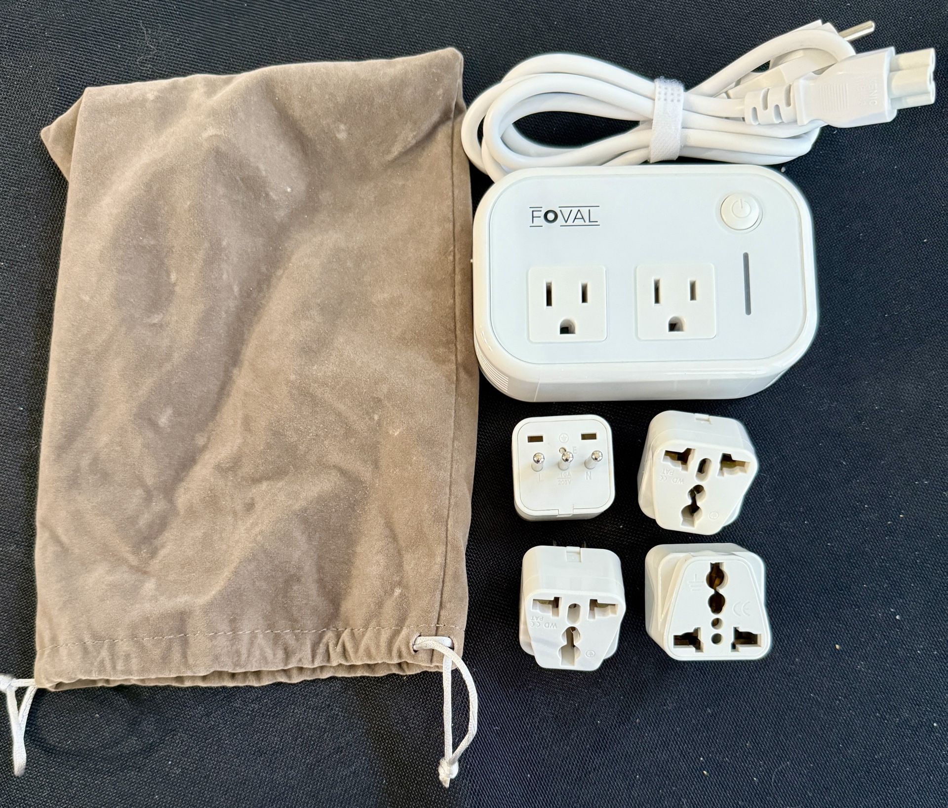 Foval Universal Traveler Adapter/stepdown 220-110voltage