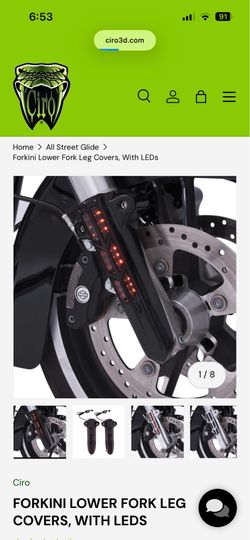 Ciro 3d   Rear , headlight , fork lights