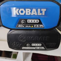 40v (3)Batteries 1 Charger 4.0ah Batteries 