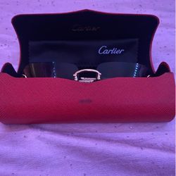 Cartier Sunglasses Black and gold