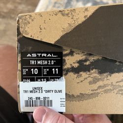 Astral TR1 Mesh 2.0 **New** (US Men Size 10)