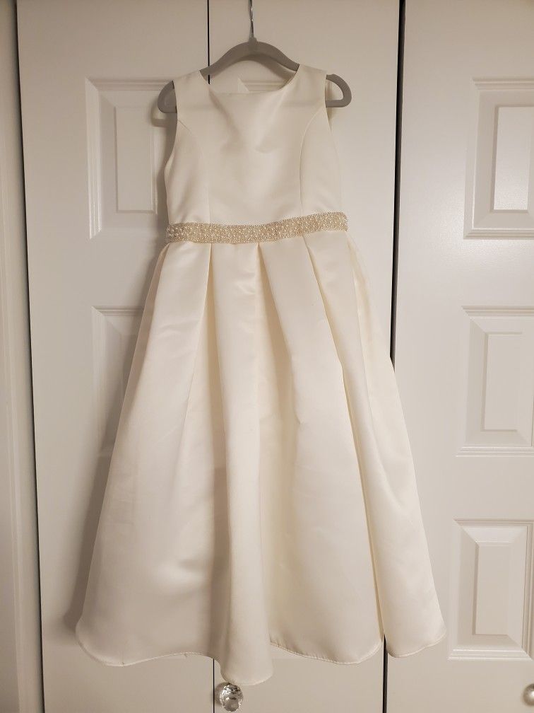 Flower Girl Dress W/ Flower Ball