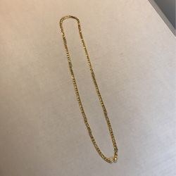 Figaro Necklace Gold Plated 