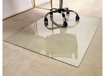 Glass chair mat