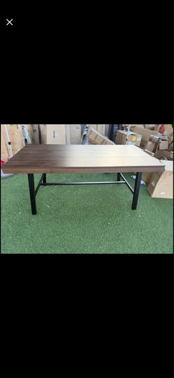 (BRAND NEW)🔥🔥Sale/JUST BUILT /Lowe's Dining Table with Metal Frame/KO-DLZ