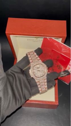 PP Iced out Rose gold