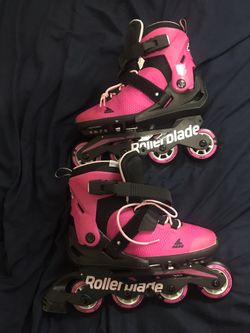 Kids Rollerblade Microblade Adjustable Inline Skates 