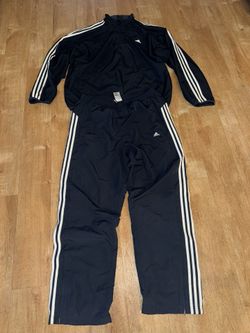 Y2K Navy Blue vintage Adidas tracksuit 2XL