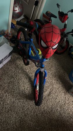 Spider man kids bike