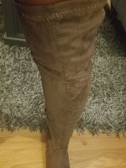 sz8 ovr the knee boots biege New