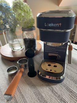 Laekerrt 20 Bar Espresso Maker CMEP01 with Milk Frother Steamer