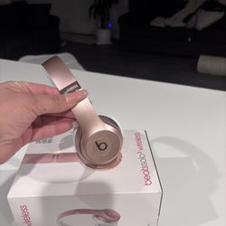 Rose Gold Headphones 