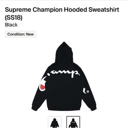 Supreme Champion Hoodie Size XL