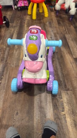 Unicorn ride on toy