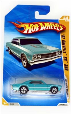 2010 NEW MODELS Hot Wheels '67 Chevelle SS 396 Metallic TEAL Keys to Speed Car